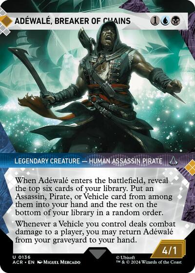 Adewale Breaker of Chains Showcase Universes Beyond: Assassin's Creed ACR #136 (Uncommon) Magic: The Gathering: