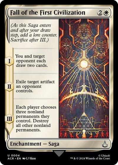 Fall of the First Civilization ACR #4 (Near Mint Uncommon) Magic: The Gathering: Universes Beyond: Assassin's Creed