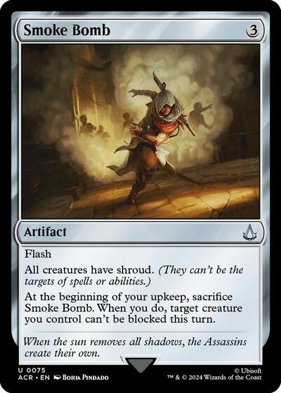 Smoke Bomb Universes Beyond: Assassin's Creed ACR #75 (Uncommon) Magic: The Gathering: