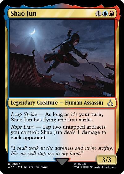 Shao Jun Foil ACR #63 (Near Mint Uncommon) Magic: The Gathering: Universes Beyond: Assassin's Creed