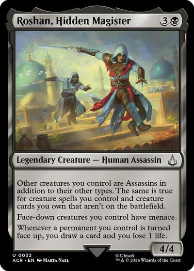 Roshan Hidden Magister ACR #32 (Near Mint Uncommon) Magic: The Gathering: Universes Beyond: Assassin's Creed