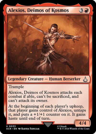 Alexios Deimos of Kosmos ACR #33 (Near Mint Uncommon) Magic: The Gathering: Universes Beyond: Assassin's Creed