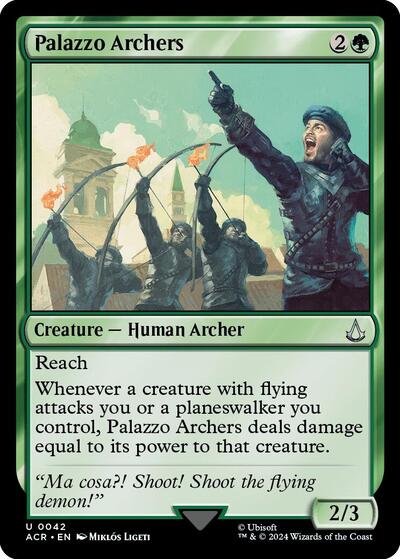 Palazzo Archers Foil ACR #42 (Near Mint Uncommon) Magic: The Gathering: Universes Beyond: Assassin's Creed