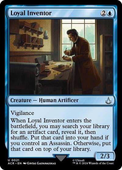 Loyal Inventor Universes Beyond: Assassin's Creed ACR #21 (Uncommon) Magic: The Gathering: