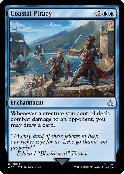 Coastal Piracy Universes Beyond: Assassin's Creed ACR #84 (Uncommon) Magic: The Gathering: