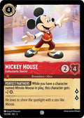 Mickey Mouse - Enthusiastic Dancer 5 #112/204 (Near Mint Common) Disney Lorcana: Shimmering Skies