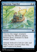 Run Away Together BLB #67 (Near Mint Common) Magic: The Gathering: Bloomburrow