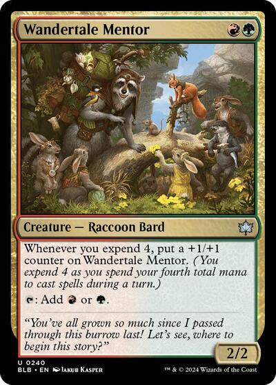 Wandertale Mentor Bloomburrow BLB #240 (Uncommon) Magic: The Gathering:
