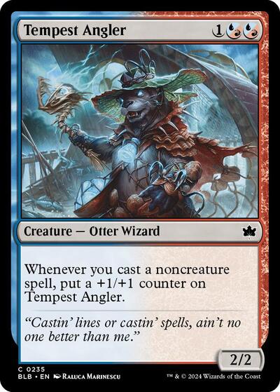 Tempest Angler BLB #235 (Near Mint Common) Magic: The Gathering: Bloomburrow
