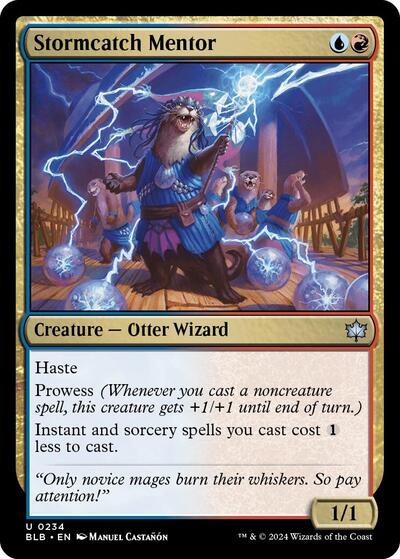 Stormcatch Mentor BLB #234 (Near Mint Uncommon) Magic: The Gathering: Bloomburrow