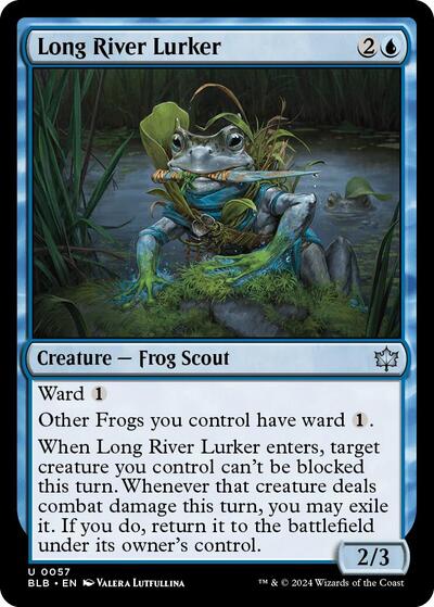 Long River Lurker BLB #57 (Near Mint Uncommon) Magic: The Gathering: Bloomburrow