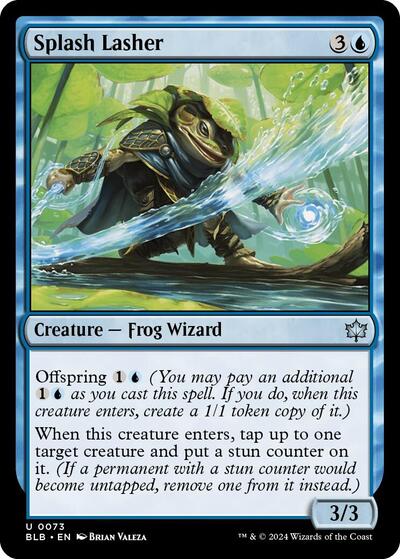 Splash Lasher BLB #73 (Near Mint Uncommon) Magic: The Gathering: Bloomburrow