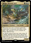 Helga Skittish Seer BLB #217 (Near Mint Mythic Rare) Magic: The Gathering: Bloomburrow