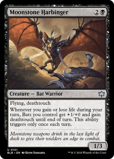 Moonstone Harbinger Bloomburrow BLB #101 (Uncommon) Magic: The Gathering: