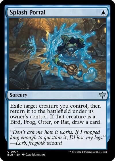 Splash Portal BLB #74 (Near Mint Uncommon) Magic: The Gathering: Bloomburrow