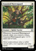 Seasoned Warrenguard BLB #30 (Near Mint Uncommon) Magic: The Gathering: Bloomburrow