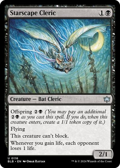 Starscape Cleric BLB #116 (Near Mint Uncommon) Magic: The Gathering: Bloomburrow