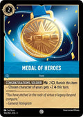 Medal of Heroes 5 #165/204 (Near Mint Common) Disney Lorcana: Shimmering Skies