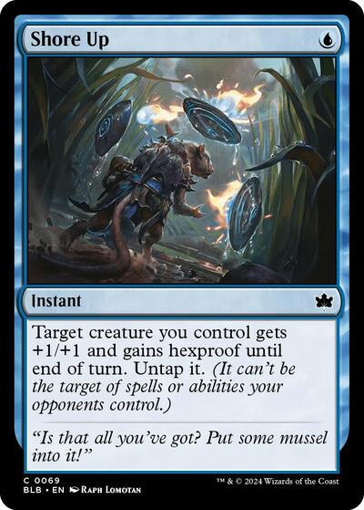 Shore Up BLB #69 (Near Mint Common) Magic: The Gathering: Bloomburrow
