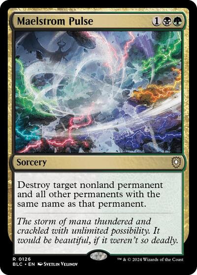Maelstrom Pulse BLC #126 (Near Mint Rare) Magic: The Gathering: Commander: Bloomburrow