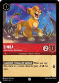 Simba - Adventurous Successor 5 #125/204 (Near Mint Common) Disney Lorcana: Shimmering Skies