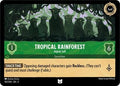 Tropical Rainforest - Jaguar Lair 5 #102/204 (Near Mint Uncommon) Disney Lorcana: Shimmering Skies