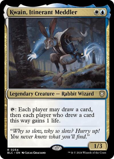 Kwain Itinerant Meddler BLC #254 (Near Mint Rare) Magic: The Gathering: Commander: Bloomburrow