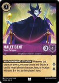 Maleficent - Vexed Partygoer 5 #51/204 (Near Mint Uncommon) Disney Lorcana: Shimmering Skies