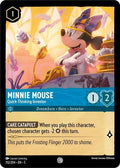 Minnie Mouse - Quick-Thinking Inventor 5 #152/204 (Near Mint Common) Disney Lorcana: Shimmering Skies