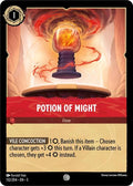 Potion of Might 5 #132/204 (Near Mint Common) Disney Lorcana: Shimmering Skies
