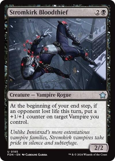 Stromkirk Bloodthief FDN #185 (Near Mint Uncommon) Magic: The Gathering: Foundations