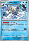 Crabominable 042 142 Reverse Holofoil SCR #042/142 (Near Mint Uncommon) Pokemon: SV07: Stellar Crown