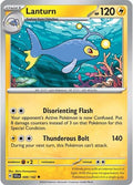 Lanturn Reverse Holofoil SCR #049/142 (Near Mint Uncommon) Pokemon: SV07: Stellar Crown