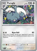 Purugly Reverse Holofoil SCR #117/142 (Near Mint Common) Pokemon: SV07: Stellar Crown