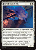 Fear of Immobility DSK #10 (Near Mint Common) Magic: The Gathering: Duskmourn: House of Horror