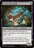 Fear of Lost Teeth Foil DSK #97 (Near Mint Common) Magic: The Gathering: Duskmourn: House of Horror