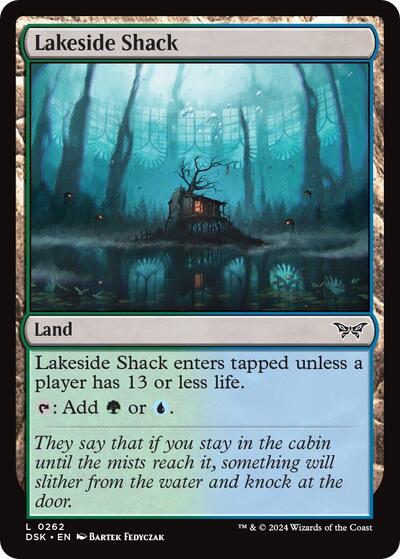 Lakeside Shack DSK #262 (Near Mint Land) Magic: The Gathering: Duskmourn: House of Horror