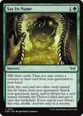 Say Its Name DSK #197 (Near Mint Common) Magic: The Gathering: Duskmourn: House of Horror