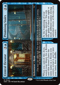 Central Elevator Promising Stairs DSK #44 (Near Mint Rare) Magic: The Gathering: Duskmourn: House of Horror