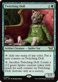 Twitching Doll Foil DSK #201 (Near Mint Rare) Magic: The Gathering: Duskmourn: House of Horror