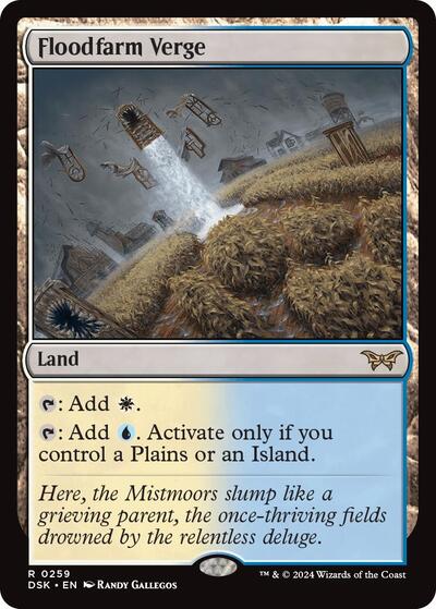 Floodfarm Verge DSK #259 (Near Mint Rare) Magic: The Gathering: Duskmourn: House of Horror