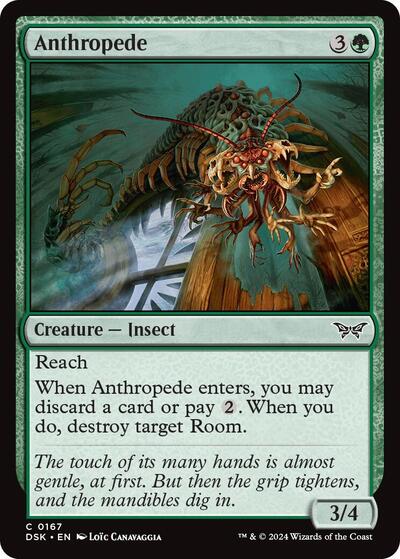 Anthropede DSK #167 (Near Mint Common) Magic: The Gathering: Duskmourn: House of Horror