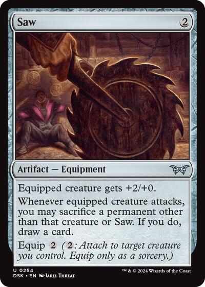 Saw DSK #254 (Near Mint Uncommon) Magic: The Gathering: Duskmourn: House of Horror