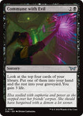 Commune with Evil DSK #87 (Near Mint Uncommon) Magic: The Gathering: Duskmourn: House of Horror