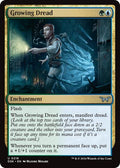 Growing Dread DSK #216 (Near Mint Uncommon) Magic: The Gathering: Duskmourn: House of Horror