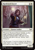 Hardened Escort DSK #16 (Near Mint Common) Magic: The Gathering: Duskmourn: House of Horror