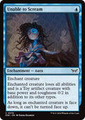 Unable to Scream DSK #78 (Near Mint Common) Magic: The Gathering: Duskmourn: House of Horror