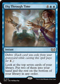 Dig Through Time DSC #115 (Near Mint Rare) Magic: The Gathering: Commander: Duskmourn: House of Horror