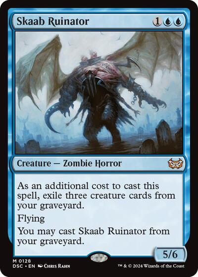 Skaab Ruinator DSC #128 (Near Mint Mythic Rare) Magic: The Gathering: Commander: Duskmourn: House of Horror