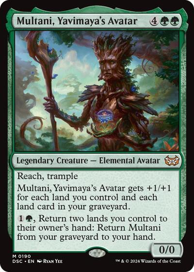 Multani Yavimayas Avatar DSC #190 (Near Mint Mythic Rare) Magic: The Gathering: Commander: Duskmourn: House of Horror